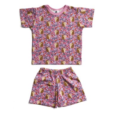 Hedgehog Print Short PJ's