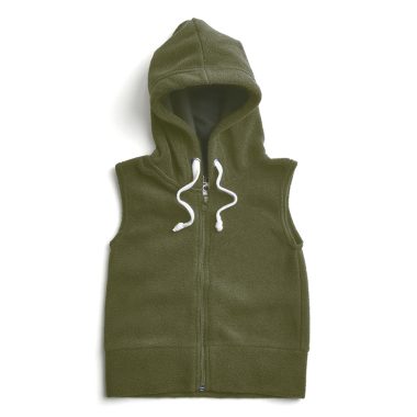 Olive Sleeveless Hoody