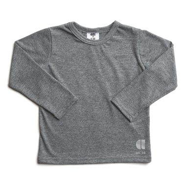 T-shirt long sleeve Charcoal Melange