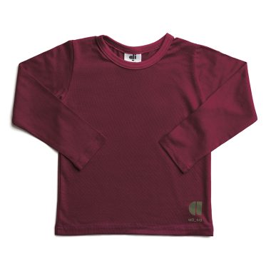 T-shirt long sleeve Maroon