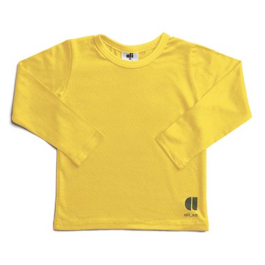 T-shirt long sleeve Yellow